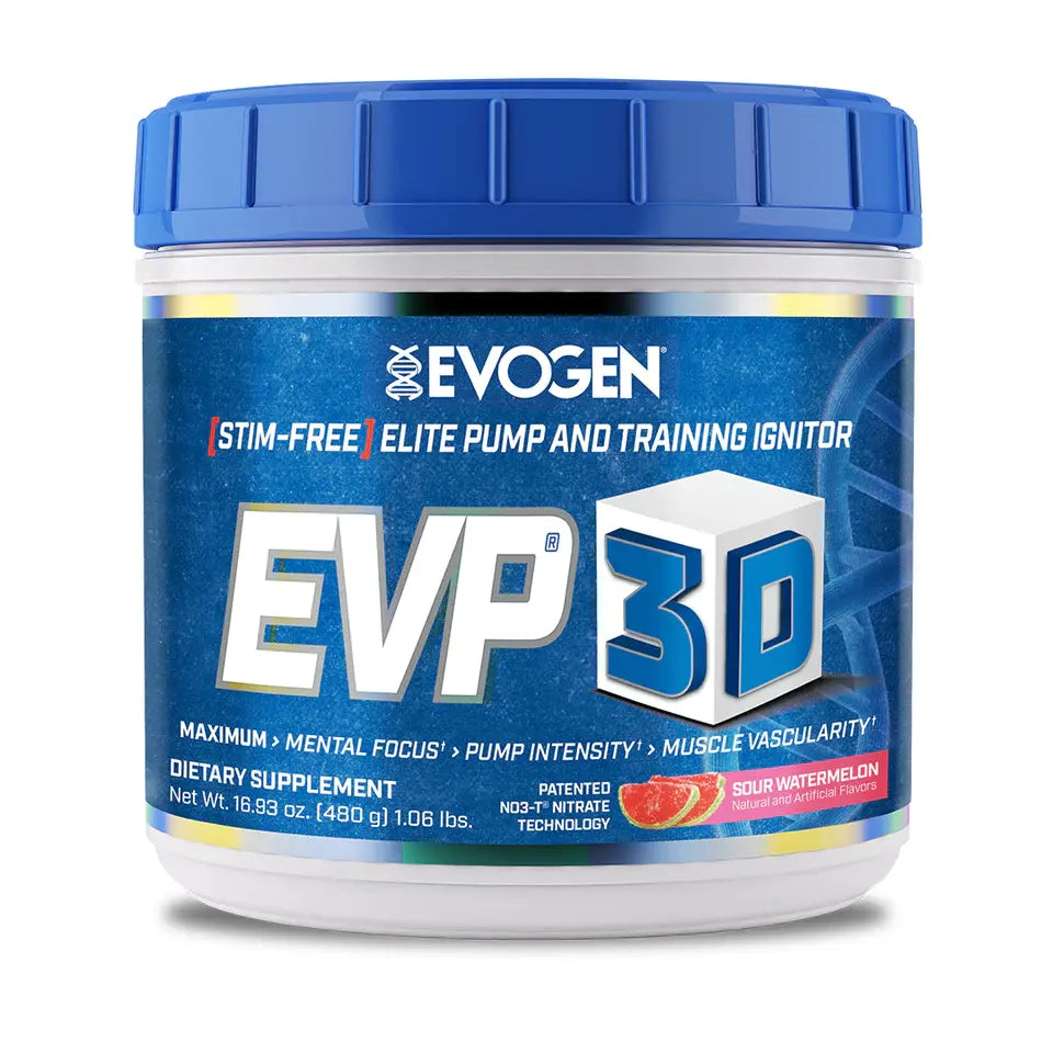 Elevate Your Training: Evogen EVP 3D - The Ultimate Non-Stimulant Pre-Workout for Intense Pumps Evogen