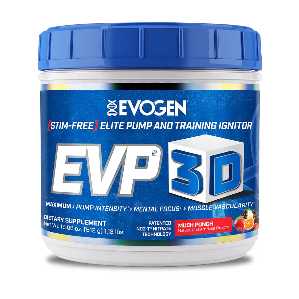 Elevate Your Training: Evogen EVP 3D - The Ultimate Non-Stimulant Pre-Workout for Intense Pumps Evogen