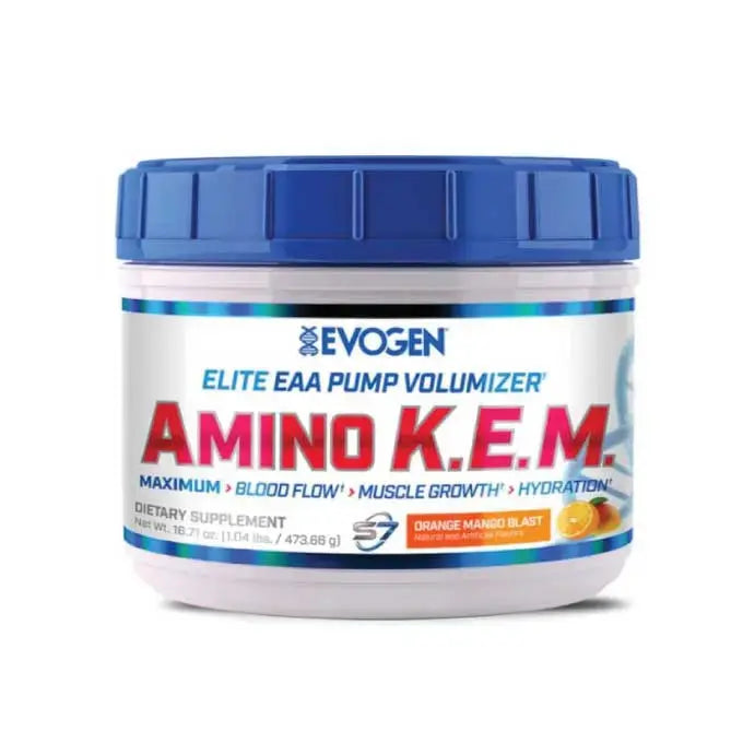 Evogen AMINO K.E.M - Premium EAA Complex for Peak Muscle Performance, 30 Servings Evogen