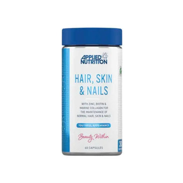 Applied Nutrition Hair, Skin & Nails - 60 Capsules | Radiant Beauty & Anti-Aging Formula Applied Nutrition