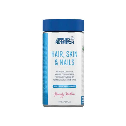 Applied Nutrition Hair, Skin & Nails - 60 Capsules | Radiant Beauty & Anti-Aging Formula Applied Nutrition