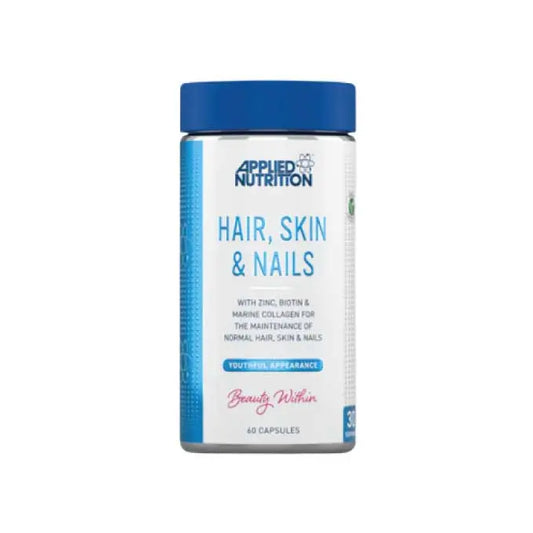 Applied Nutrition Hair, Skin & Nails - 60 Capsules | Radiant Beauty & Anti-Aging Formula Applied Nutrition
