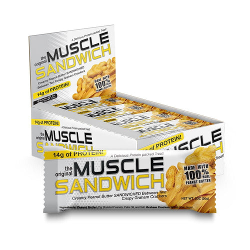 Muscle Sandwich Protein Bar (56g Per piece) 12 Pieces Per Box 672g