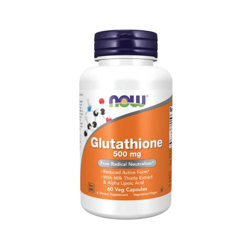 NOW Glutathione 500 mg Veg Capsules