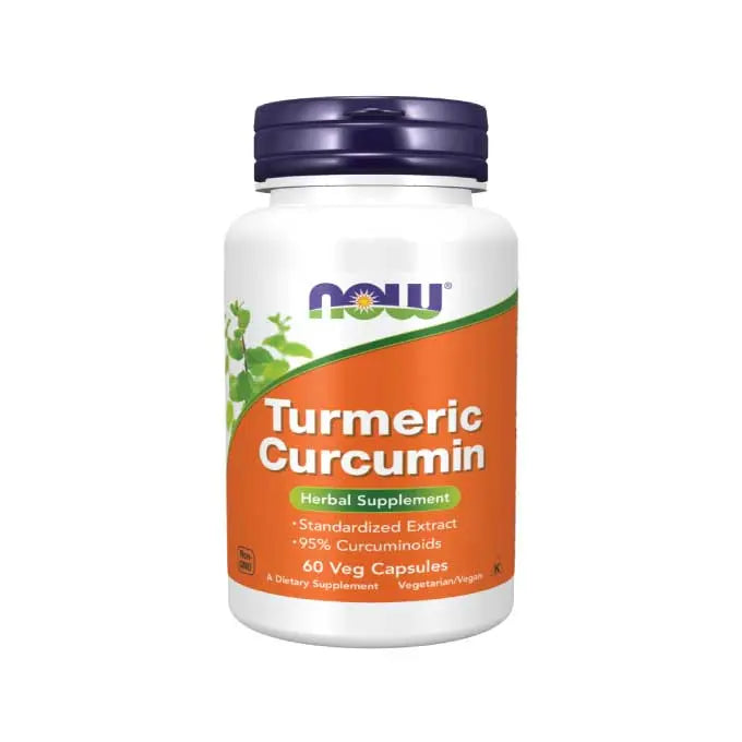 Now Turmeric Curcumin 60 Veg Capsules NOW