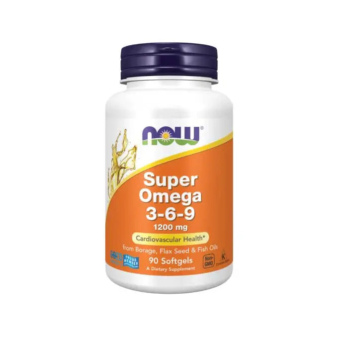 Now Super Omega 3-6-9 1200 mg 90 Softgels NOW