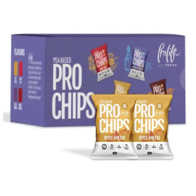 Prolife Pro Chips Pea Based  60g  (20 Pieces Per box) Pro life