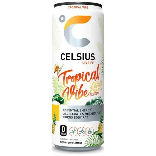 Energize Your Day with Celsius Sparkling Energy Drinks - 12-Pack of 335ml Cans Celsius