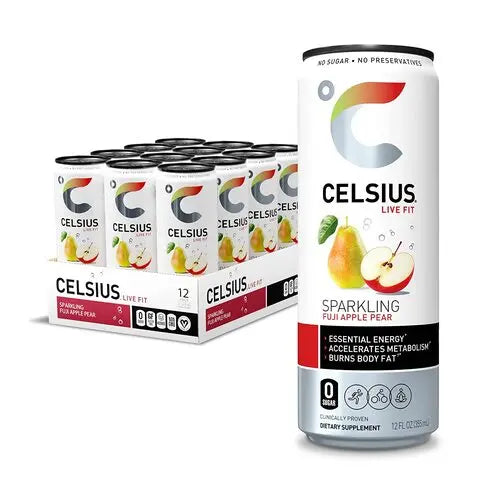 Energize Your Day with Celsius Sparkling Energy Drinks - 12-Pack of 335ml Cans Celsius