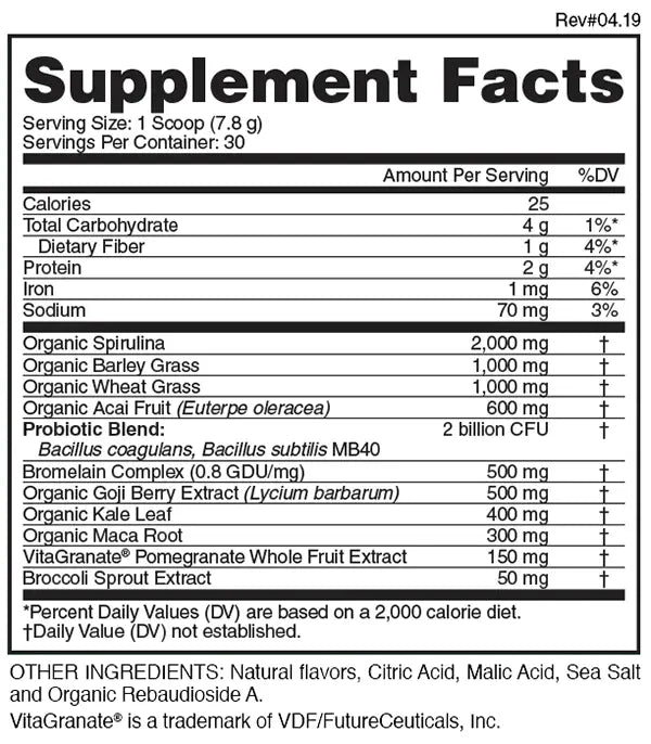 Evogen Naturals Evogreens Evogen