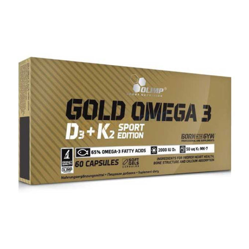 Olimp Sports Nutrition GOLD OMEGA 3 D3+K2 SPORT EDITION