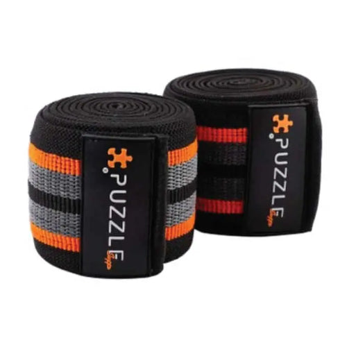 Puzzle Multi Color Lifting Knee Straps