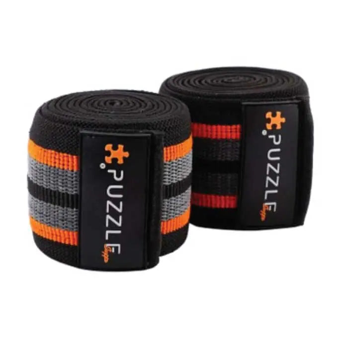 Puzzle Multi Color Lifting Knee Straps Puzzle Supps