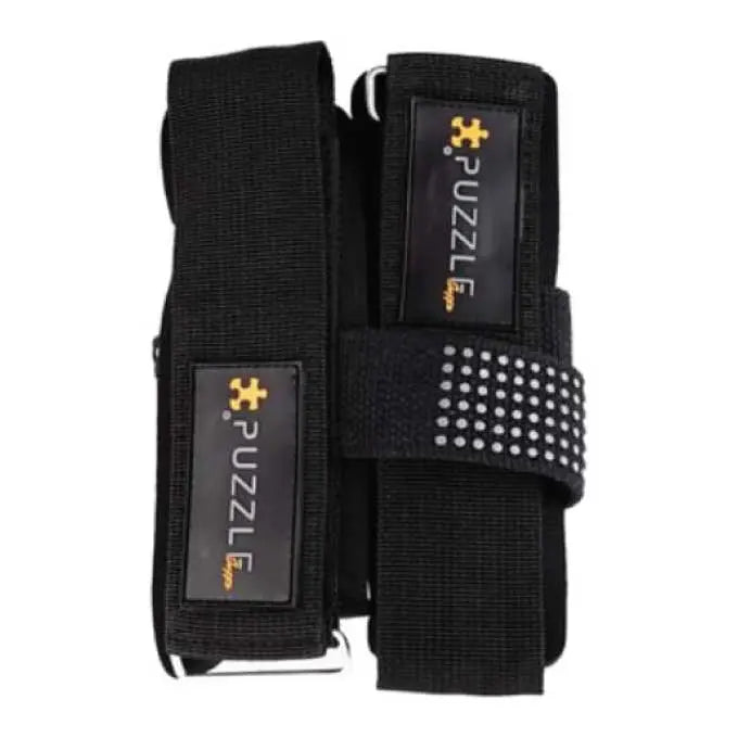 Puzzle Basic Black Padded Lifting Straps Puzzle Supps